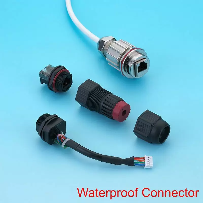 Jack RJ dan konektor USB tahan air